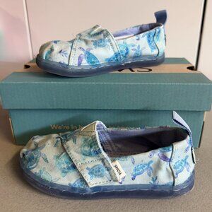 Toms - Turtles - Alpargata Classic Kids Shoe - Size T8